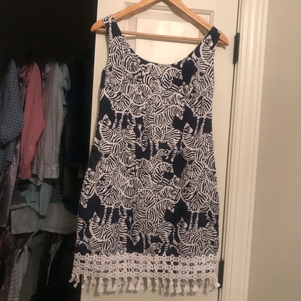 Lilly Pulitzer I Herd You Thompson Shift Dress 0